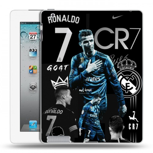 Дизайнерский пластиковый чехол для Ipad 2/3/4 Реал Роналдо