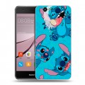 Дизайнерский силиконовый с усиленными углами чехол для Huawei Nova Лило и Стич