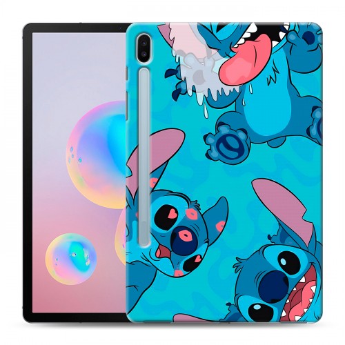 Дизайнерский силиконовый чехол для Samsung Galaxy Tab S6 Лило и Стич
