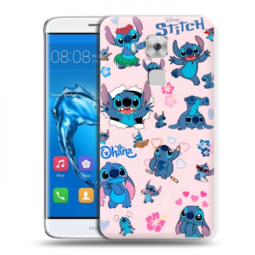 Дизайнерский пластиковый чехол для Huawei Nova Plus Лило и Стич