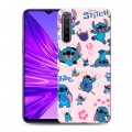 Дизайнерский силиконовый чехол для Realme 5 Лило и Стич