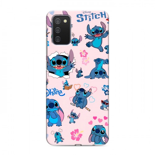 Дизайнерский пластиковый чехол для Samsung Galaxy A02s Лило и Стич