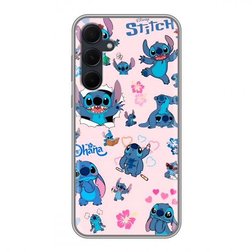 Дизайнерский силиконовый чехол для Samsung Galaxy A35 Лило и Стич