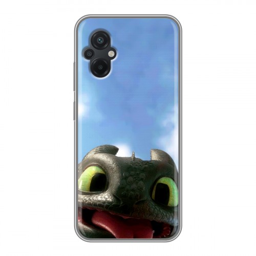 Дизайнерский силиконовый чехол для Xiaomi Poco M5 Как приручить дракона