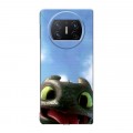 Дизайнерский пластиковый чехол для Huawei Mate X3 Как приручить дракона
