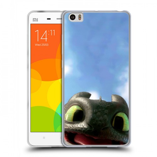 Дизайнерский пластиковый чехол для Xiaomi Mi Note Как приручить дракона