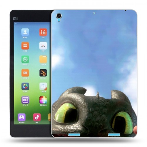 Дизайнерский силиконовый чехол для Xiaomi MiPad Как приручить дракона