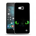Дизайнерский пластиковый чехол для Microsoft Lumia 550 Как приручить дракона