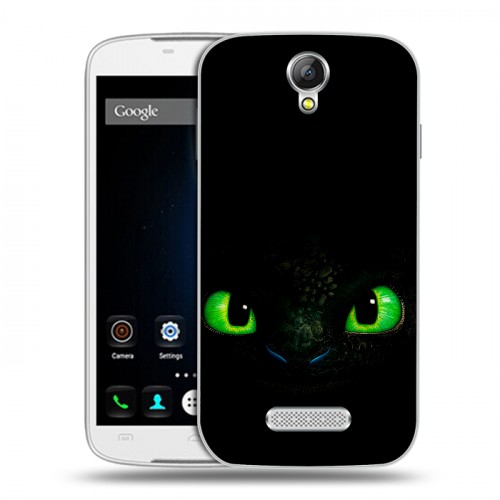 Дизайнерский силиконовый чехол для Doogee X6 Как приручить дракона