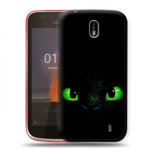 Дизайнерский пластиковый чехол для Nokia 1 Как приручить дракона