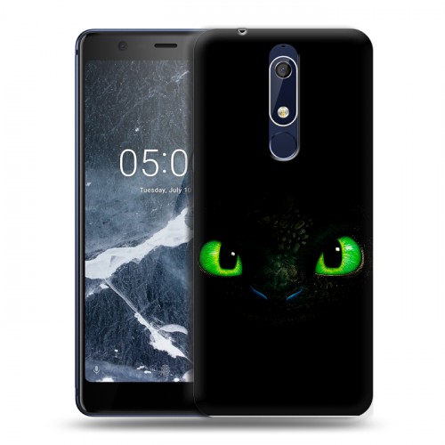 Дизайнерский пластиковый чехол для Nokia 5.1 Как приручить дракона