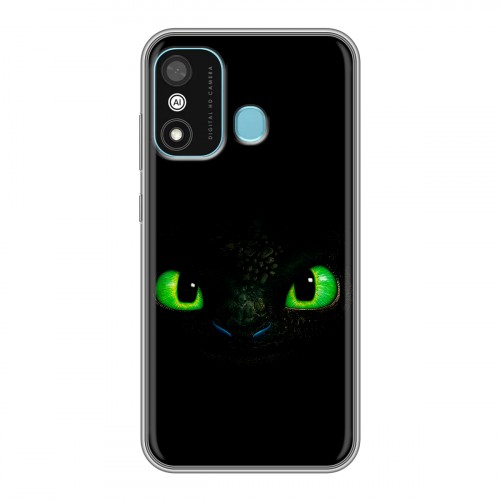 Дизайнерский силиконовый чехол для Itel A27 Как приручить дракона