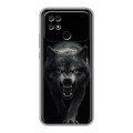Полупрозрачный дизайнерский силиконовый чехол для Xiaomi Poco C40 Волк