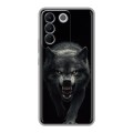 Полупрозрачный дизайнерский силиконовый чехол для Vivo V27e Волк