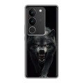 Полупрозрачный дизайнерский силиконовый чехол для Vivo S17 Волк