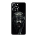 Полупрозрачный дизайнерский пластиковый чехол для Xiaomi RedMi 12 Волк