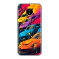Полупрозрачный дизайнерский пластиковый чехол для Nokia C20 Тачки