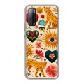 Полупрозрачный дизайнерский силиконовый с усиленными углами чехол для Tecno Pouvoir 4 Модный принт
