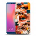 Полупрозрачный дизайнерский пластиковый чехол для Huawei Honor View 10 Модный принт