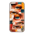 Полупрозрачный дизайнерский пластиковый чехол для Iphone Xr Модный принт