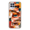 Полупрозрачный дизайнерский силиконовый чехол для Realme 8i Модный принт