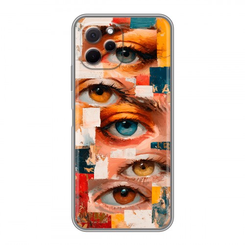 Полупрозрачный дизайнерский пластиковый чехол для Huawei Nova Y61 Модный принт