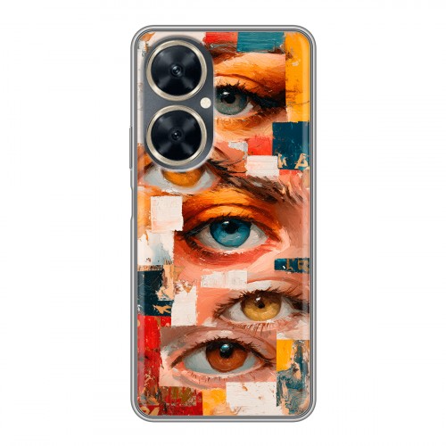 Полупрозрачный дизайнерский пластиковый чехол для Huawei Nova 11i Модный принт