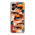 Полупрозрачный дизайнерский пластиковый чехол для Xiaomi RedMi 12 Модный принт
