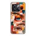 Полупрозрачный дизайнерский пластиковый чехол для OnePlus 10T Модный принт