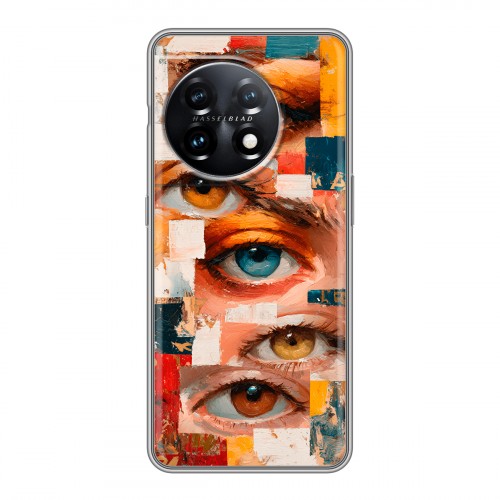 Полупрозрачный дизайнерский пластиковый чехол для OnePlus 11 Модный принт