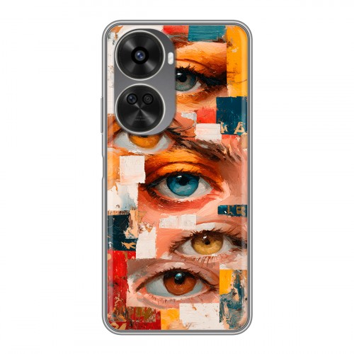 Полупрозрачный дизайнерский пластиковый чехол для Huawei Nova 11 SE Модный принт