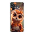 Полупрозрачный дизайнерский силиконовый чехол для Xiaomi Poco M5 Милая сова