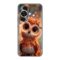 Полупрозрачный дизайнерский силиконовый чехол для Huawei Nova 11 Милая сова