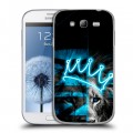 Дизайнерский пластиковый чехол для Samsung Galaxy Grand Король лев