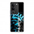 Дизайнерский силиконовый с усиленными углами чехол для Vivo V29 Король лев