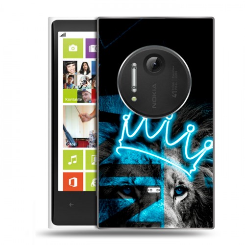 Дизайнерский силиконовый чехол для Nokia Lumia 1020 Король лев