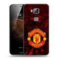 Дизайнерский пластиковый чехол для Huawei G8 Manchester United