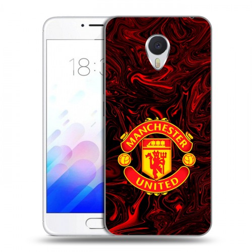 Дизайнерский пластиковый чехол для Meizu M3E Manchester United