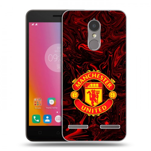 Дизайнерский пластиковый чехол для Lenovo K6 Manchester United