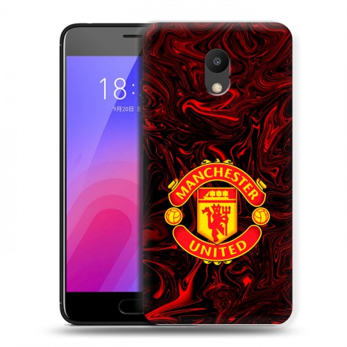 Дизайнерский пластиковый чехол для Meizu M6 Manchester United