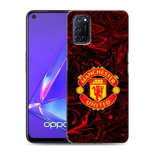 Дизайнерский пластиковый чехол для OPPO A52 Manchester United