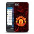 Дизайнерский пластиковый чехол для BlackBerry Z10 Manchester United