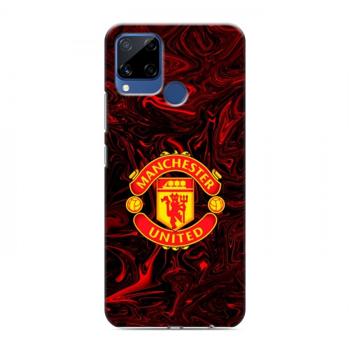 Дизайнерский пластиковый чехол для Realme C15 Manchester United