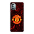 Дизайнерский силиконовый чехол для Nokia G11 Manchester United