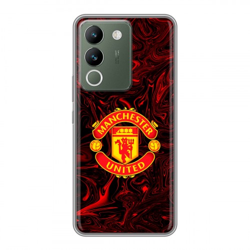 Дизайнерский силиконовый чехол для Vivo V29e Manchester United
