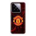 Дизайнерский силиконовый чехол для Xiaomi 14 Manchester United
