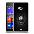 Дизайнерский пластиковый чехол для Microsoft Lumia 540 Герб Флаг СССР