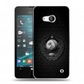 Дизайнерский пластиковый чехол для Microsoft Lumia 550 Герб Флаг СССР