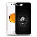 Дизайнерский пластиковый чехол для Iphone 7 Plus / 8 Plus Герб Флаг СССР