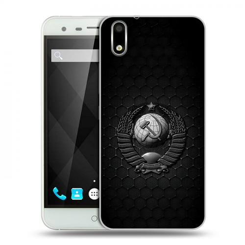 Дизайнерский пластиковый чехол для Ulefone Paris Герб Флаг СССР